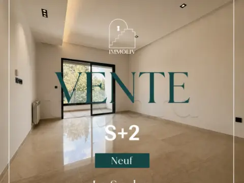A vendre un appartement S+2 neuf à la Soukra