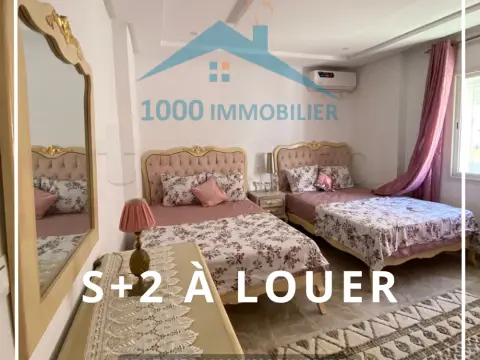 S+2 Meublé à louer Kantaoui Sousse