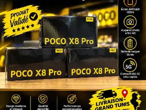 Poco X8 Pro 5G Neuf cacheté Sous blister Validé 
📞52687077📞