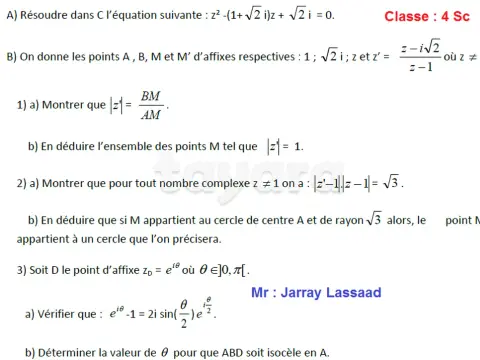 Etude math