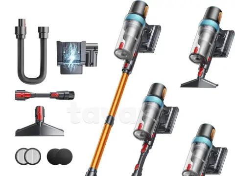 Aspirateur Sans Fil 45 KPa / 550 W – Autonomie 60 Minutes – Charge Murale, Écran Tactile