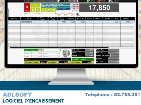 LOGICIEL GESTION CAFE SUPRETTE PARAPHARMACIE DRUGSTORE Téléphone : +216 52 783 251
