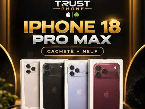 iPhone 18 Pro Max 512GB et 256GB cacheté