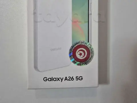 Samsung A26 5G 256 Go/8gb Blanc - NEUF avec GARANTIE et facture  a 800d fixe (prix boutique 1350d)