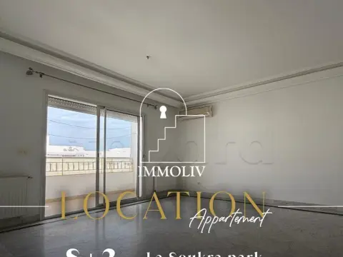 A louer un appartement S+2 à la Soukra park