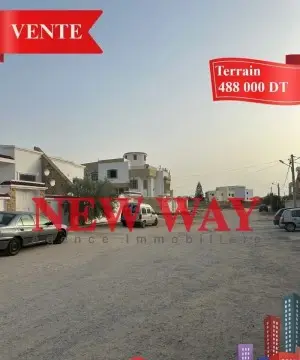 Terrain Fait l'angle à Bouhsina, dans un Quartier Résidentiel