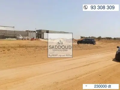 Terrain 923 m² à vendre – Route Menzel Chaker Km 9