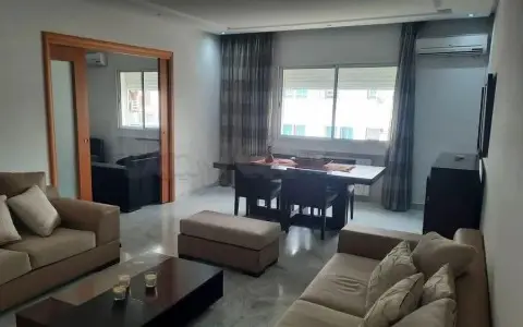 JARDIN D'EL MENZAH 2 : APPARTEMENT S+3 DE HAUT STANDING MEUBLE A LOUER