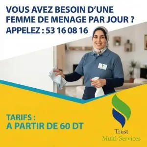 femme de menage par jour a el manar