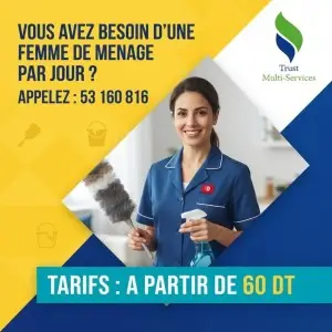 femme de menage par jour a laouina