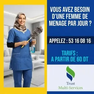 femme de menage par jour a mornag
