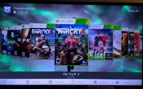 Xbox 360 E Patché Pleins de Jeux