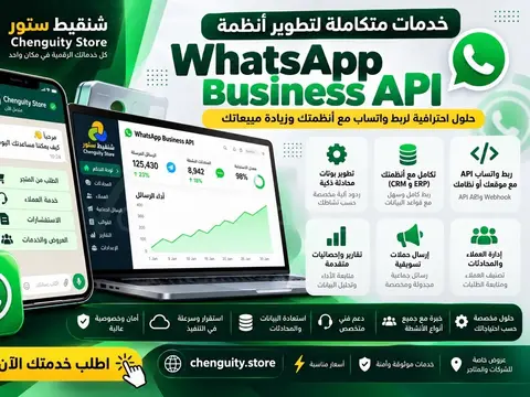 ‎ تطوير أنظمة واتساب للأعمال