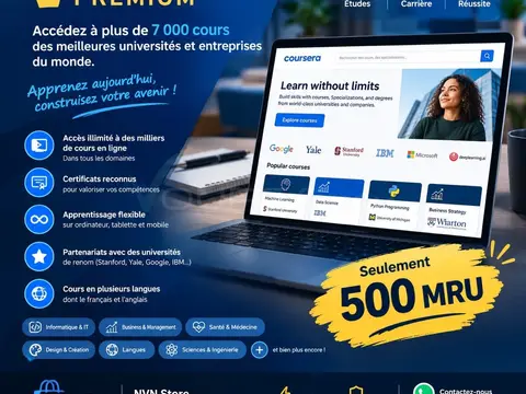 Coursera Premuim 12Mois