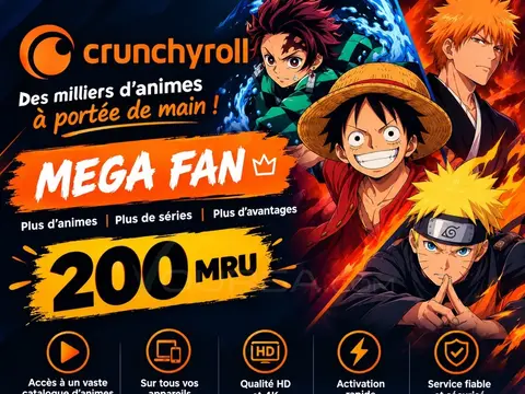 Crunchyroll Mega Fun 1 mois