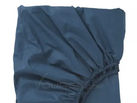 drap-housse ULLVIDE bleu foncé 180 × 200 cm
