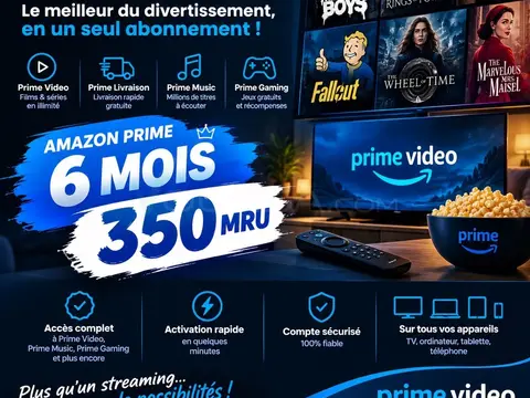 prime video 6 mois