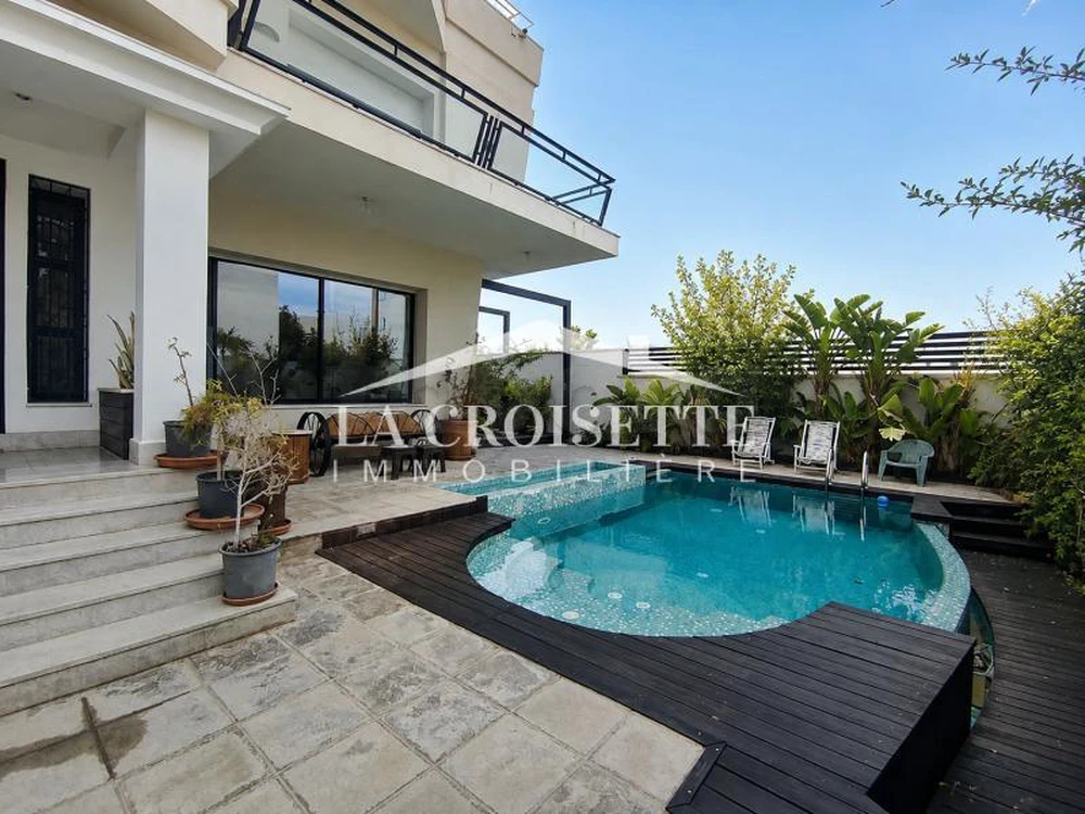 Villa S+7 avec piscine à louer au Lac2 MVL1019 à Lac 2, Tunis — photo 2