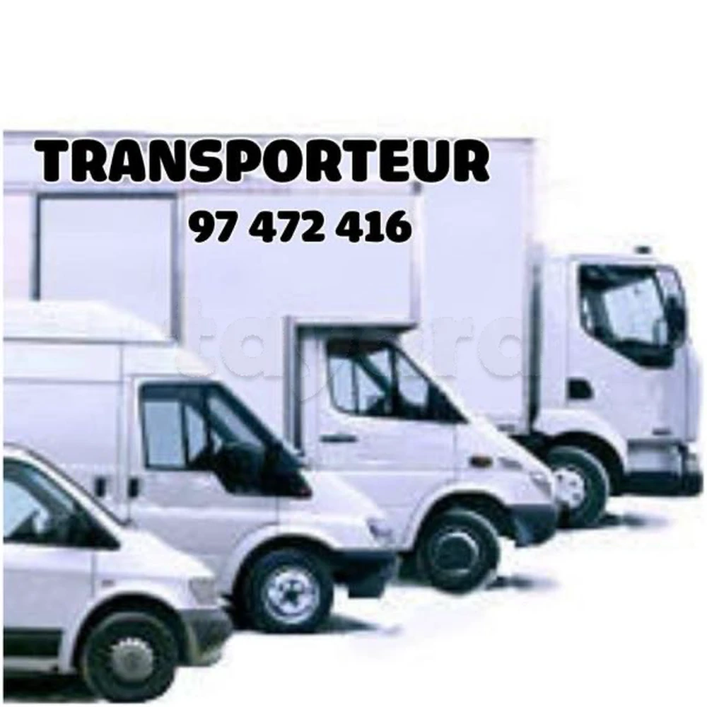 TRANSPORTEUR PRIX RAISONNABLE TÉLÉ 97472416 DÉMÉNAGEMENT maison villa appartement meublé à La Marsa, Tunis — photo 1