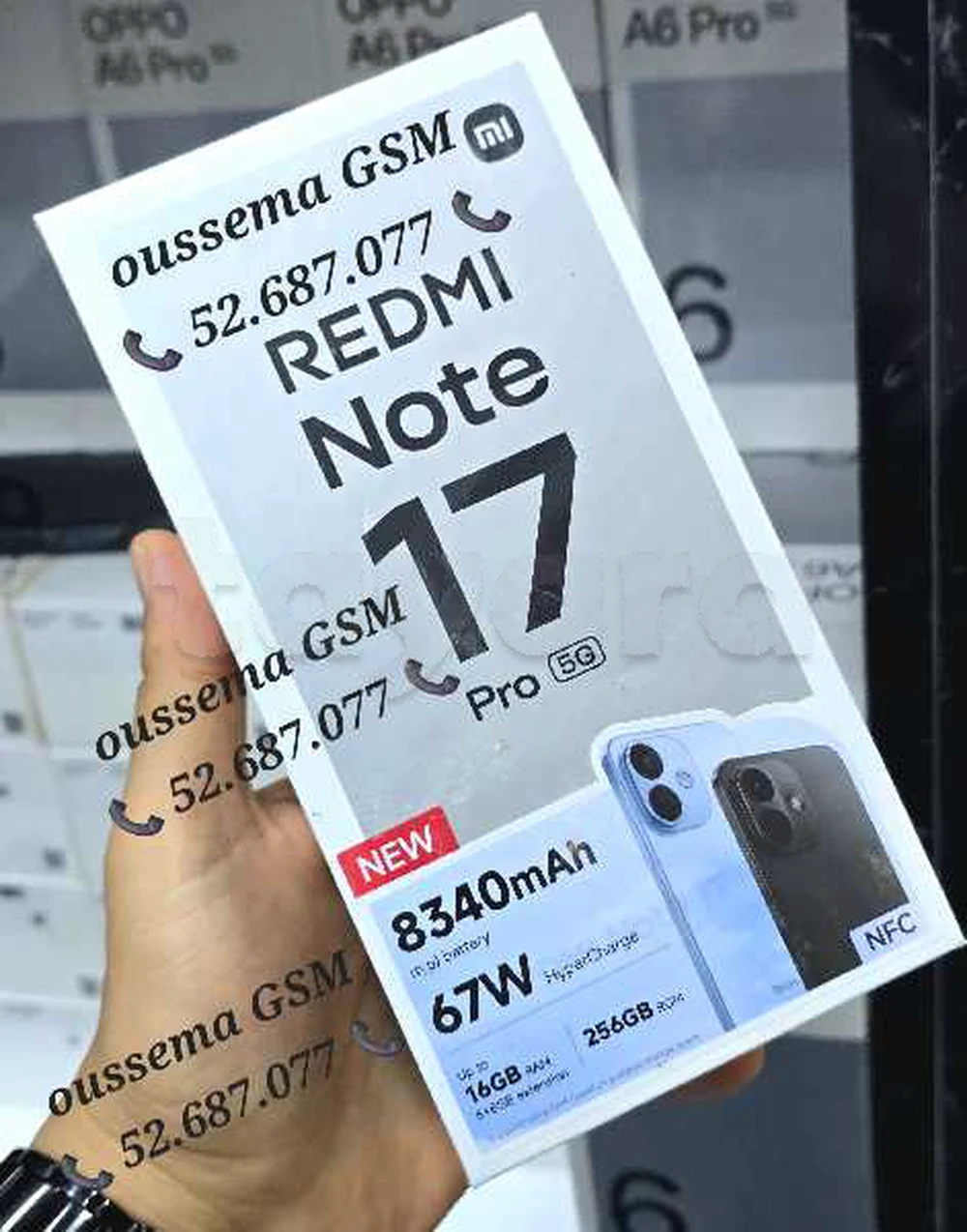 Xiaomi Redmi Note 17 pro 5g Snapdragon 6s Gen 4 Neuf cacheté 52687077 à Tunis, Tunis — photo 1