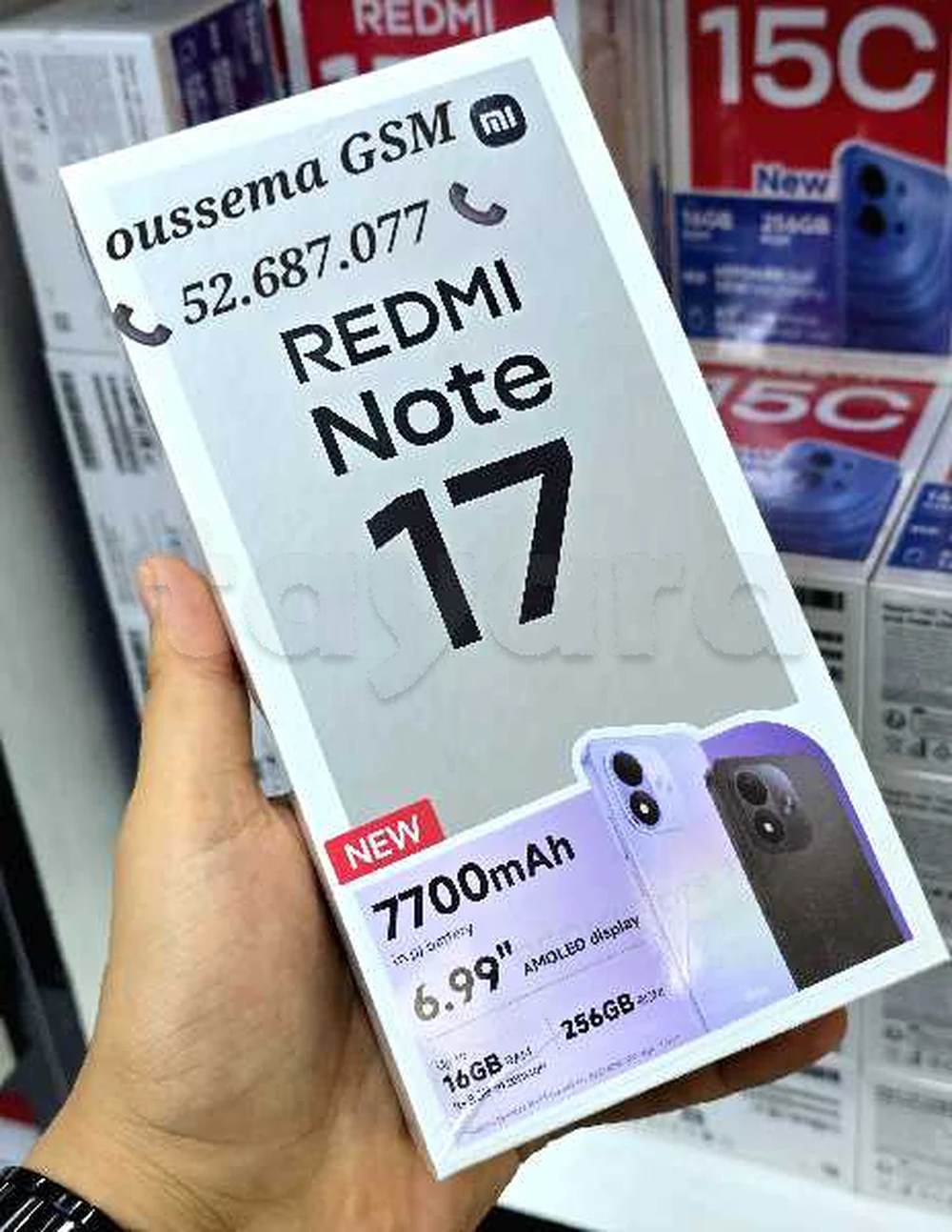 Xiaomi Redmi Note 17 pro 5g Snapdragon 6s Gen 4 Neuf cacheté 52687077 à Tunis, Tunis — photo 2