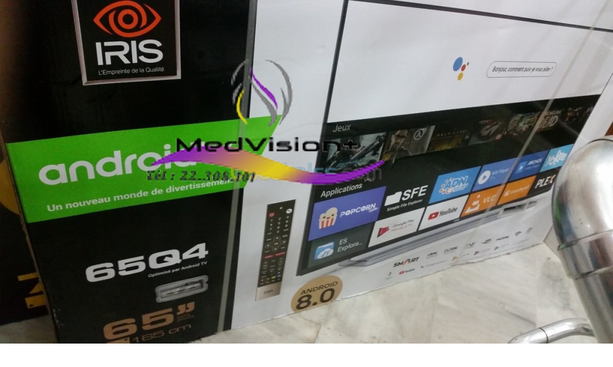 iris 55" et 65pouces smart LED-UHD/4K (Android) à Autres Villes, Tunis — photo 3