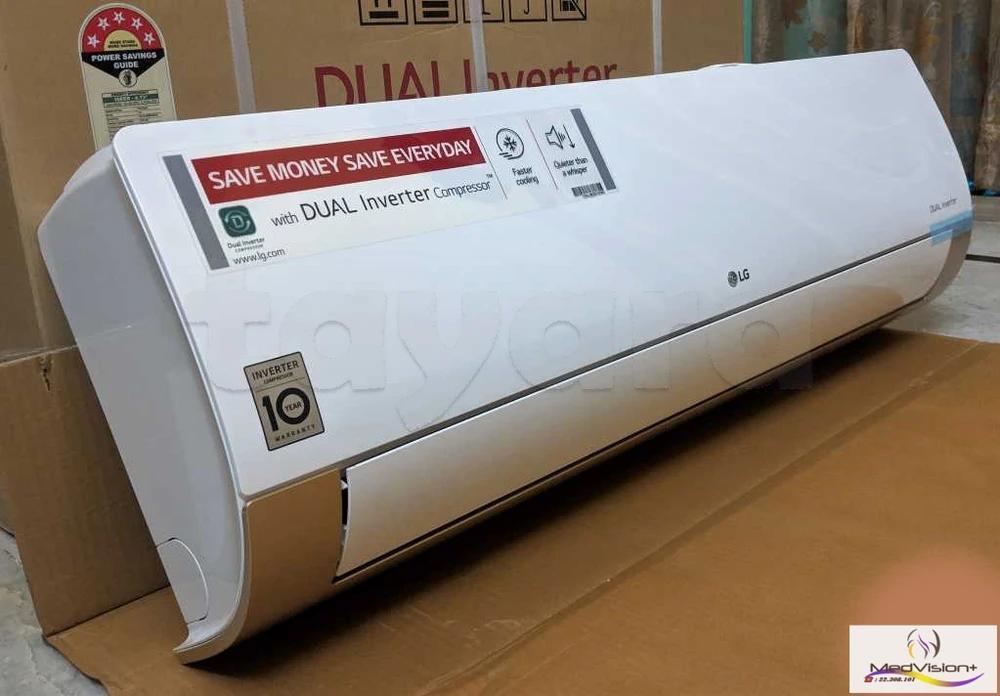 LG Dual inverter ch/f 12-18-24 (avec installation) à Autres Villes, Tunis — photo 1