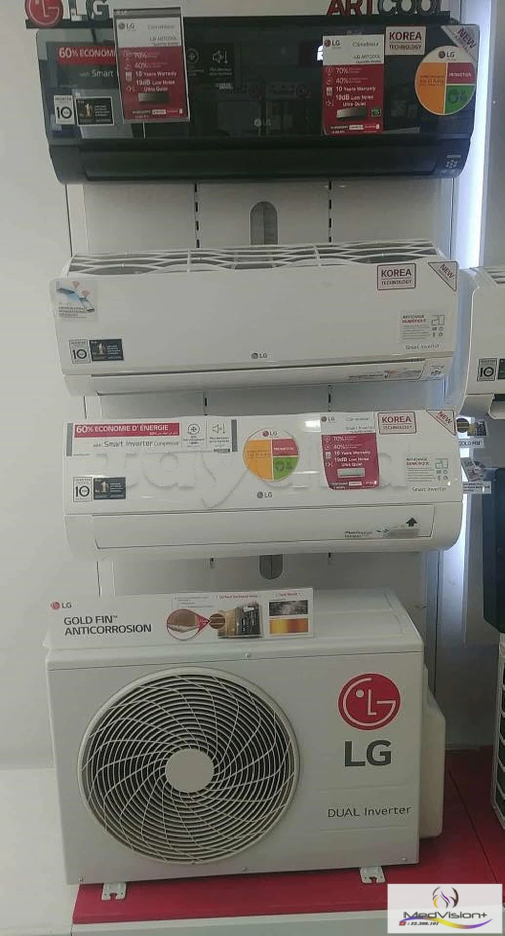 LG Dual inverter ch/f 12-18-24 (avec installation) à Autres Villes, Tunis — photo 4