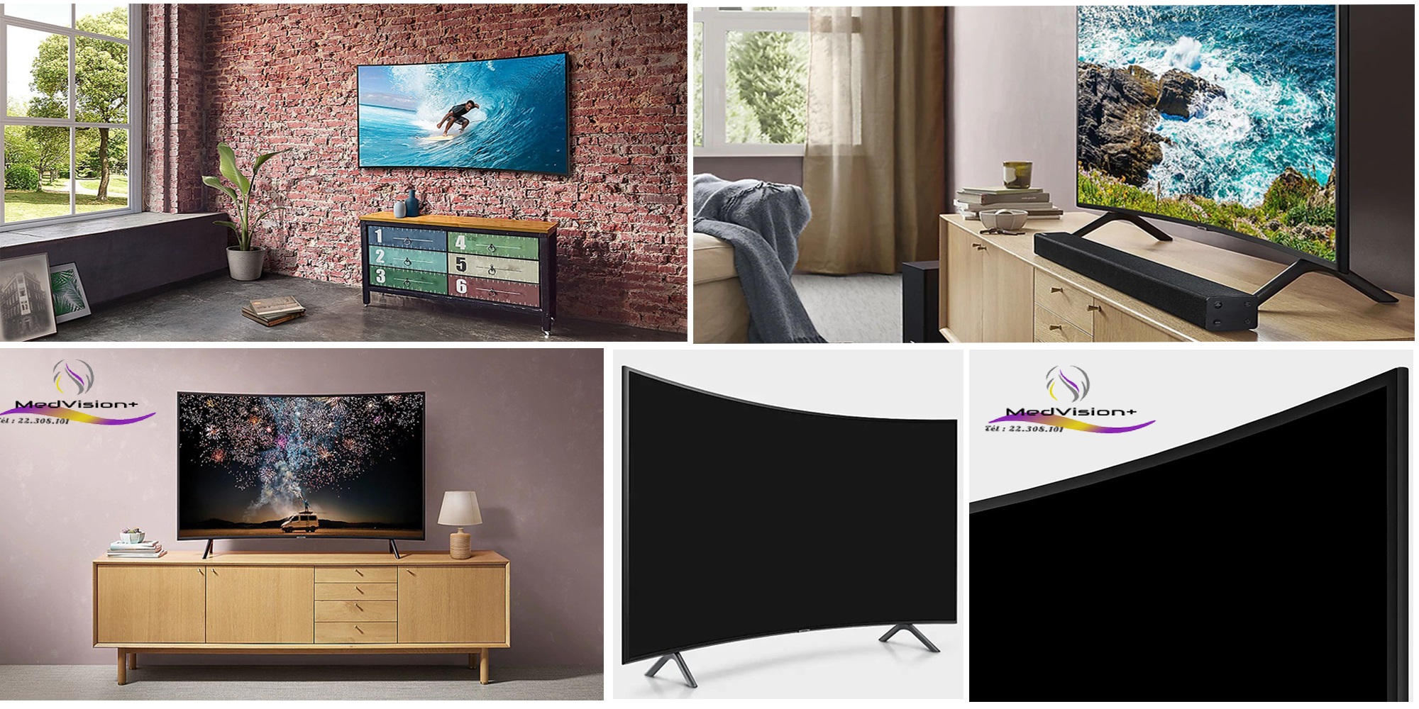 Tvs SAMSUNG 49",,55",,65" Curved serie 7 SMART UHD/4K à Autres Villes, Tunis — photo 5