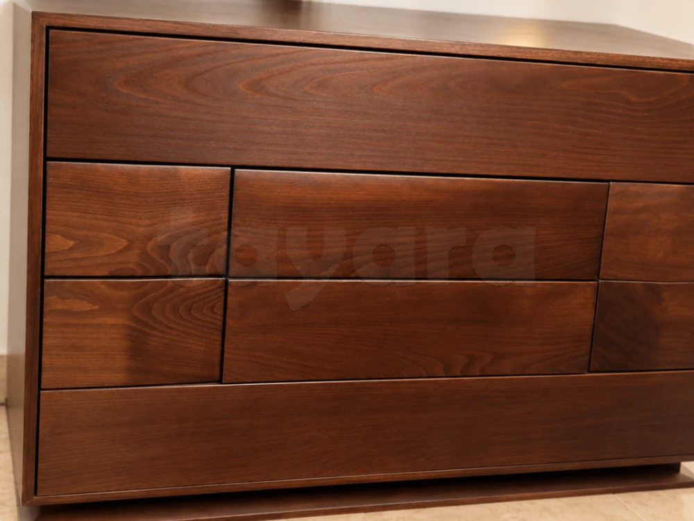 Coiffeuse avec grand miroir + 2 tables de chevet – Très bon état à El Menzah 8, Ariana — photo 2