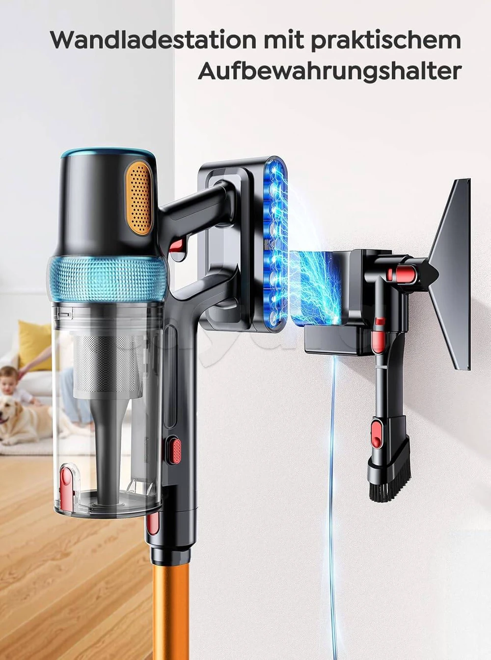 Aspirateur Sans Fil 45 KPa / 550 W – Autonomie 60 Minutes – Charge Murale, Écran Tactile à Tunis, Tunis — photo 4