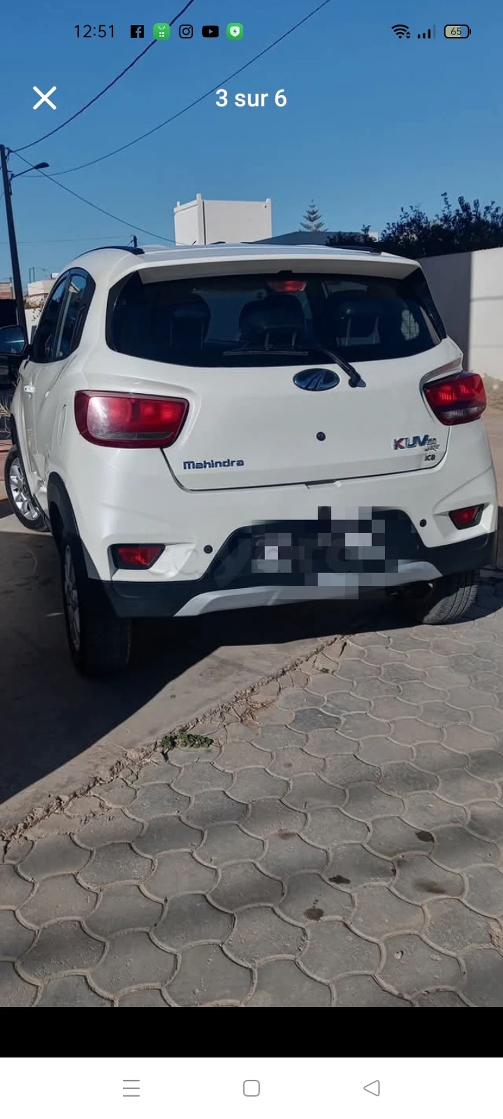 Mahindra Kuv 100 k8 tel 53176886 à Sakiet Eddaïer, Sfax — photo 2