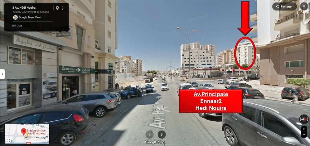Ennasr 2 Agréable S+1 Meublé avec place Parking – Résidence Sécurisée à Cité Ennasr 2, Ariana — photo 2