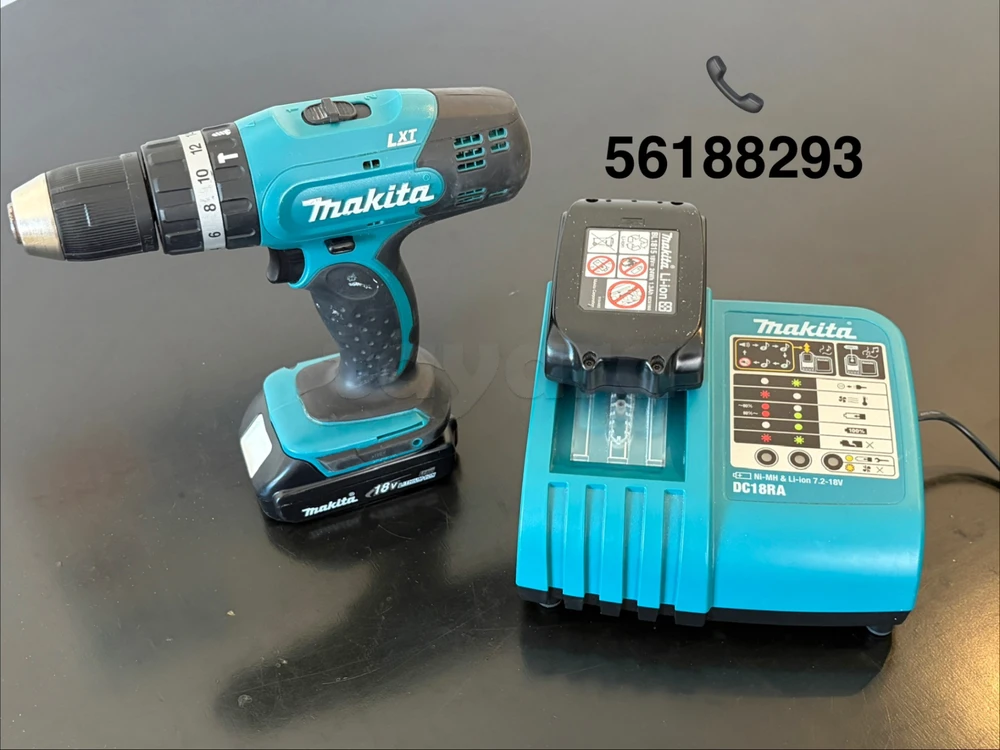 À VENDRE : Perceuse-Visseuse à Percussion MAKITA 18V LXT (Originale) à Le Kram, Tunis — photo 1
