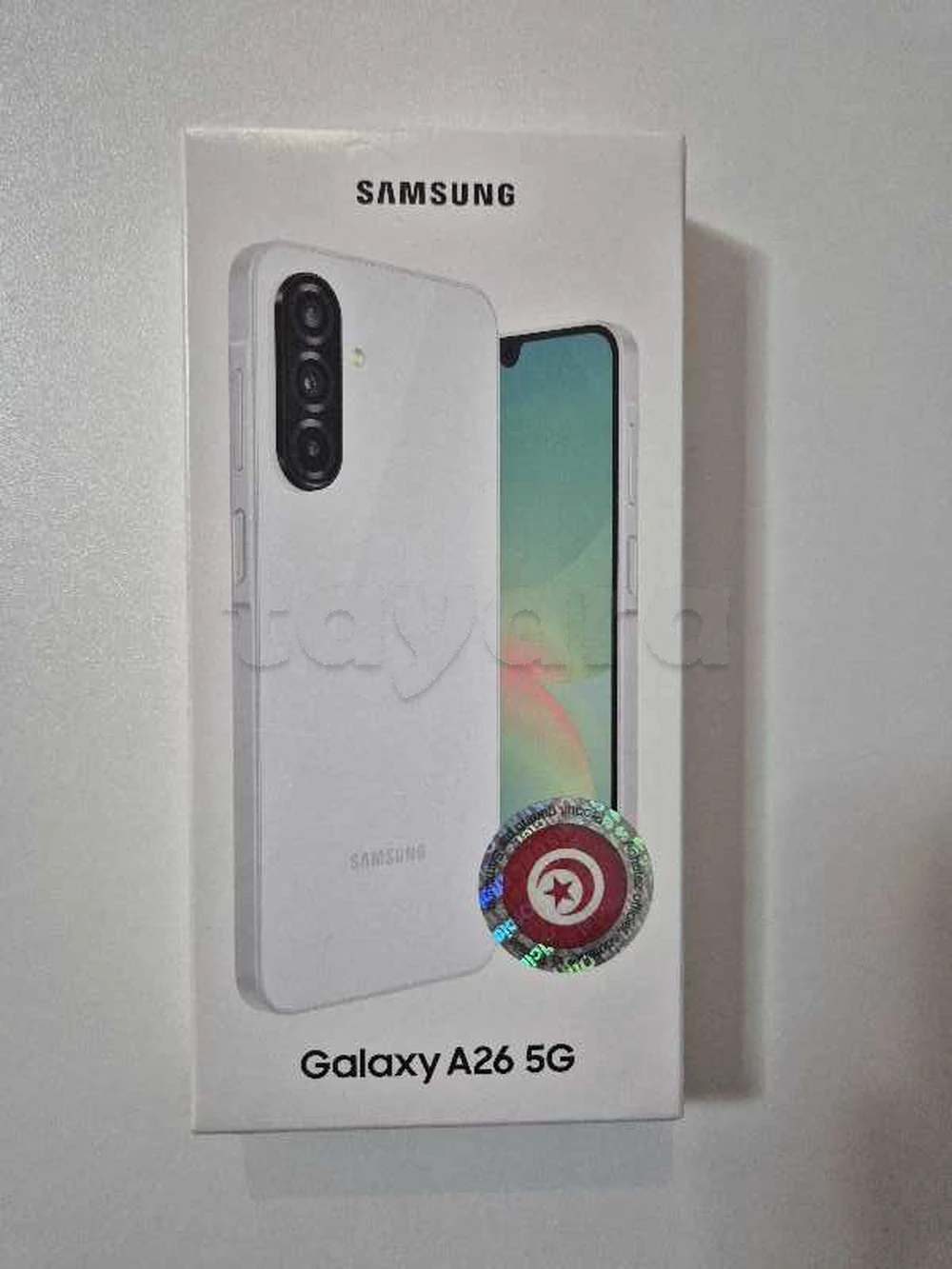 Samsung A26 5G 256 Go/8gb Blanc - NEUF avec GARANTIE et facture a 800d fixe (prix boutique 1350d) à Tunis, Tunis — photo 1