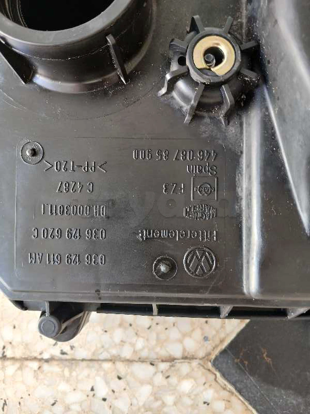 Boîtier filtre golf 4 1.4 essence 150 dinar téléphone 53640307 à Menzel Bourguiba, Bizerte — photo 1