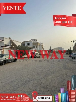 Terrain Fait l'angle à Bouhsina, dans un Quartier Résidentiel à Sousse Jawhara, Sousse — photo 1