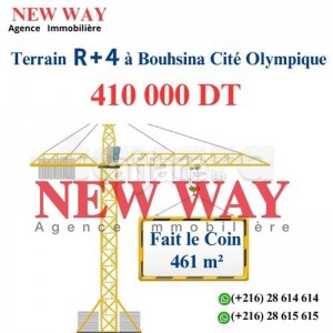 Terrain Fait le coin à Bouhsina Cité Olympique à Sousse Jawhara, Sousse — photo 1