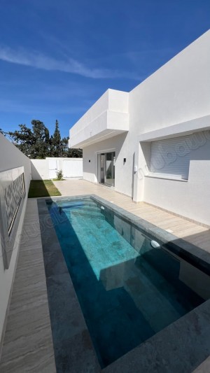 À LOUER Villa S2 avec Piscine à Hammamet Nord à Hammamet, Nabeul — photo 1
