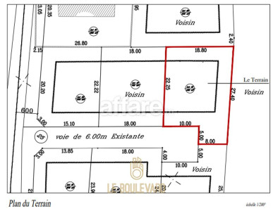A vendre terrain 452m² avec autorisation de Bâtir à Mrezga à Mrezga, Nabeul — photo 1