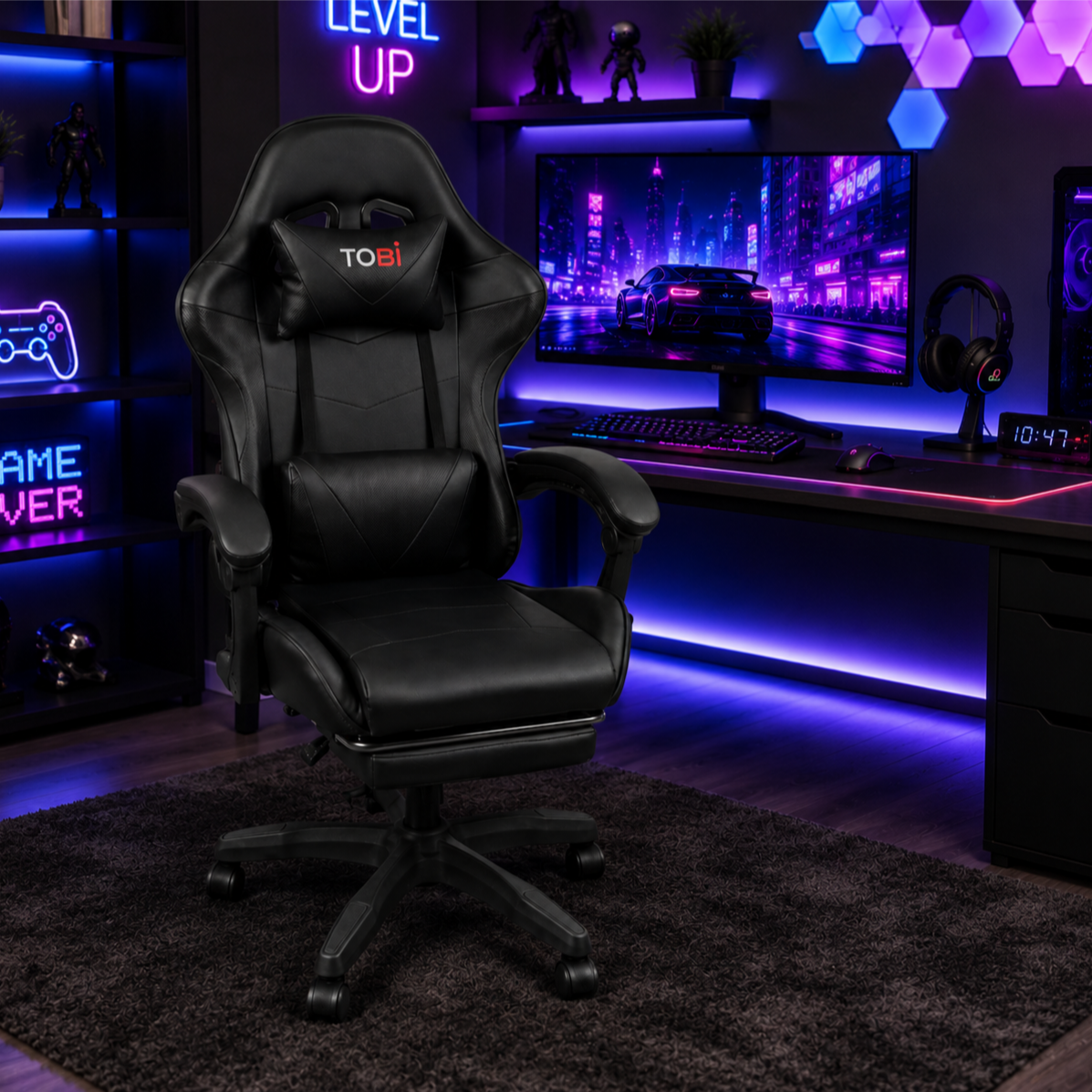 TOBi Ergonomic Adjustable Office & Gaming Chair Headrest à Lusail — photo 2