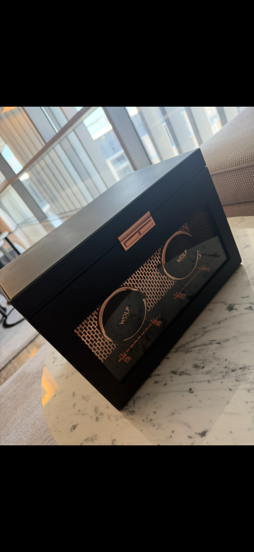 WOLF Axis Double Watch Winder with Storage – Like New à Zone Musheirab — photo 1