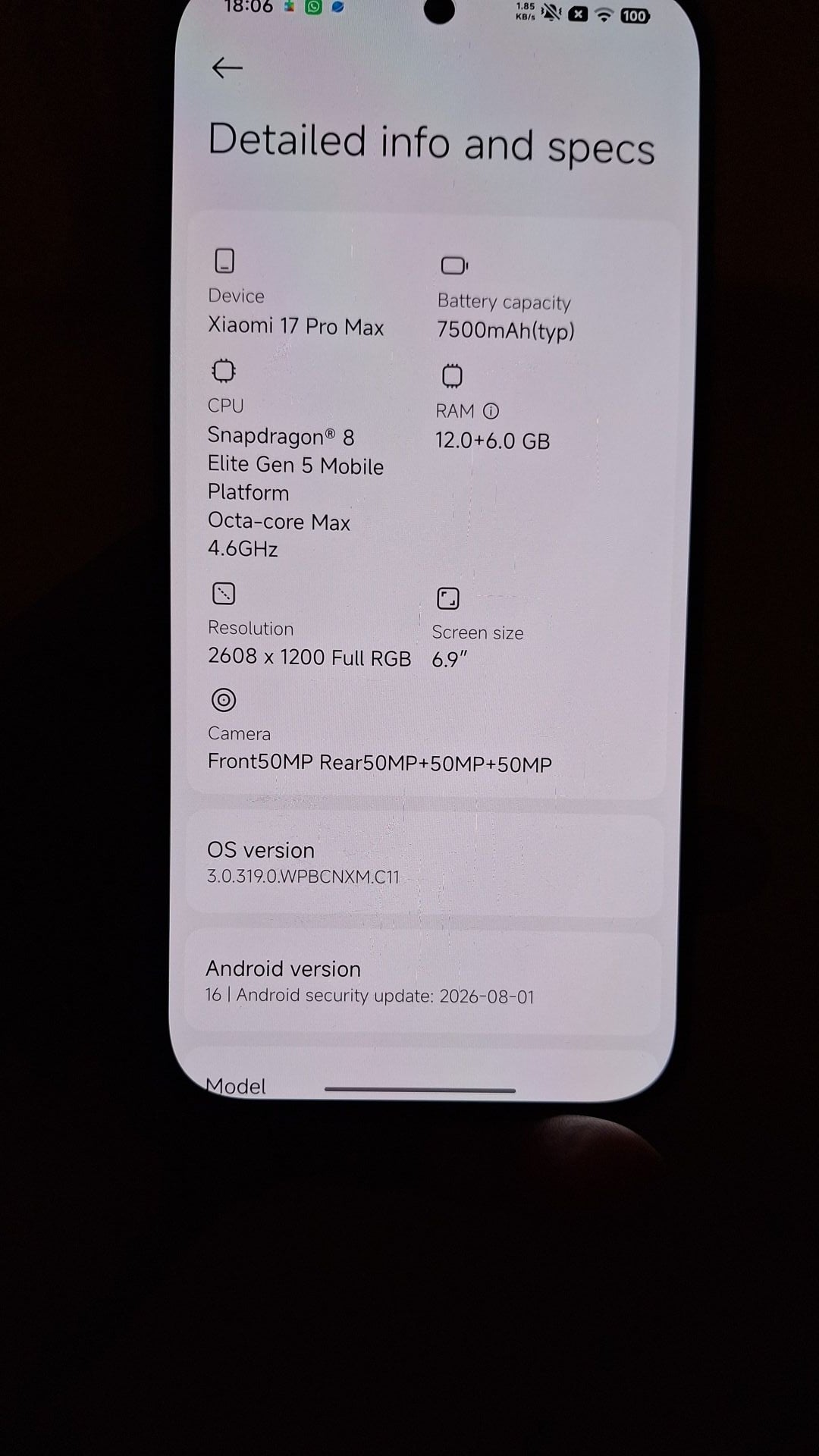Rare Xiaomi phone for sale in mint condition à Zone Zone Zone Al Wakrah — photo 2