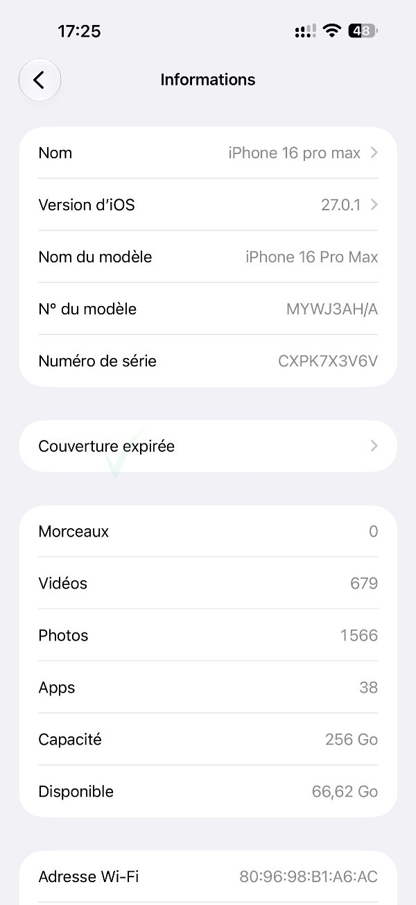 iphone 16 pro max à Tevragh Zeina — photo 1