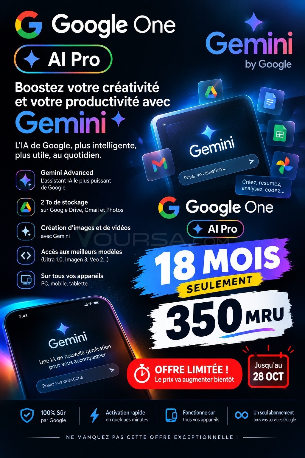 Google AI Pro + Gemini à Tevragh Zeina — photo 1