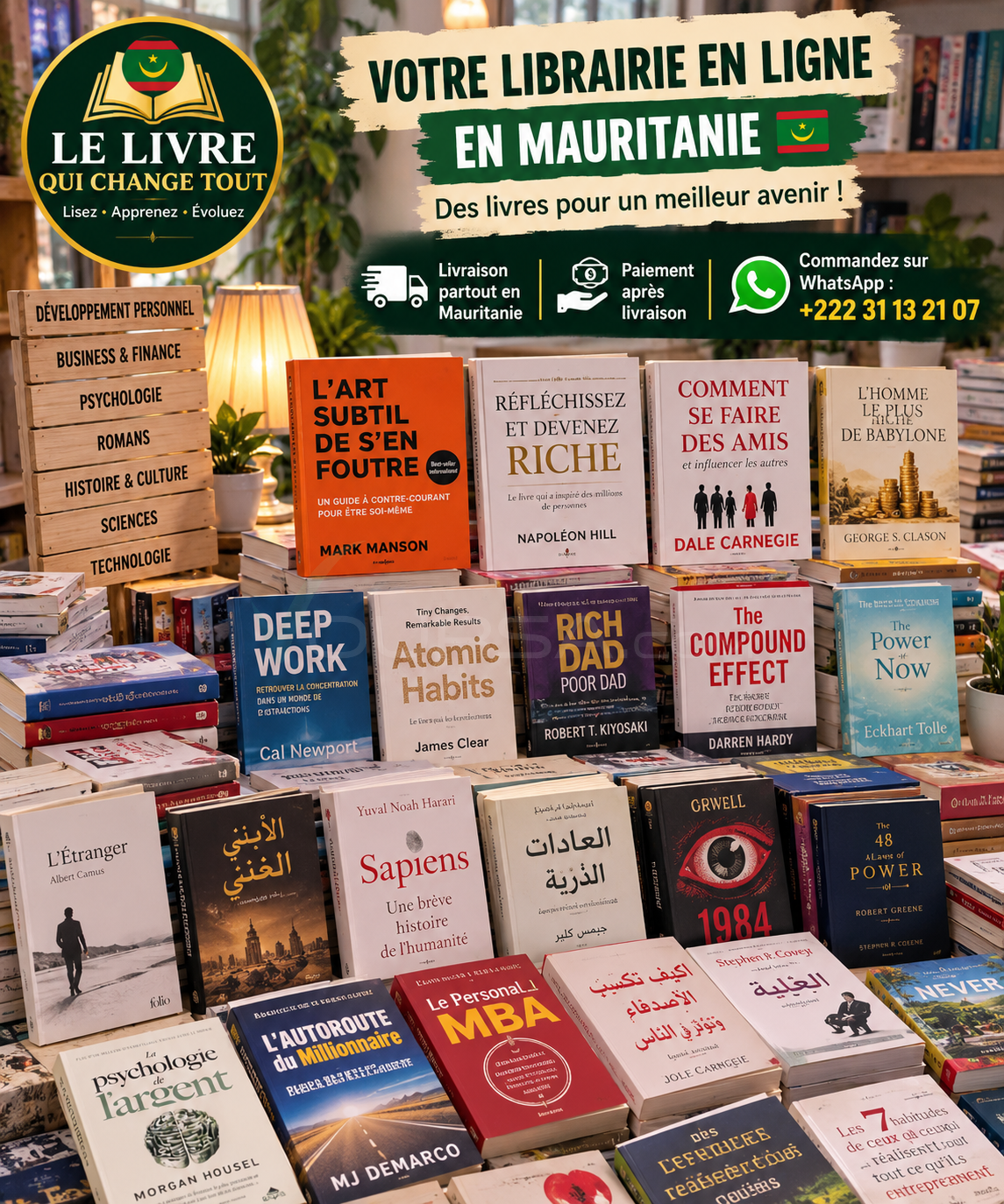 LE LIVRE QUI CHANGE TOUT 🇲🇷 à Sebkha — photo 1