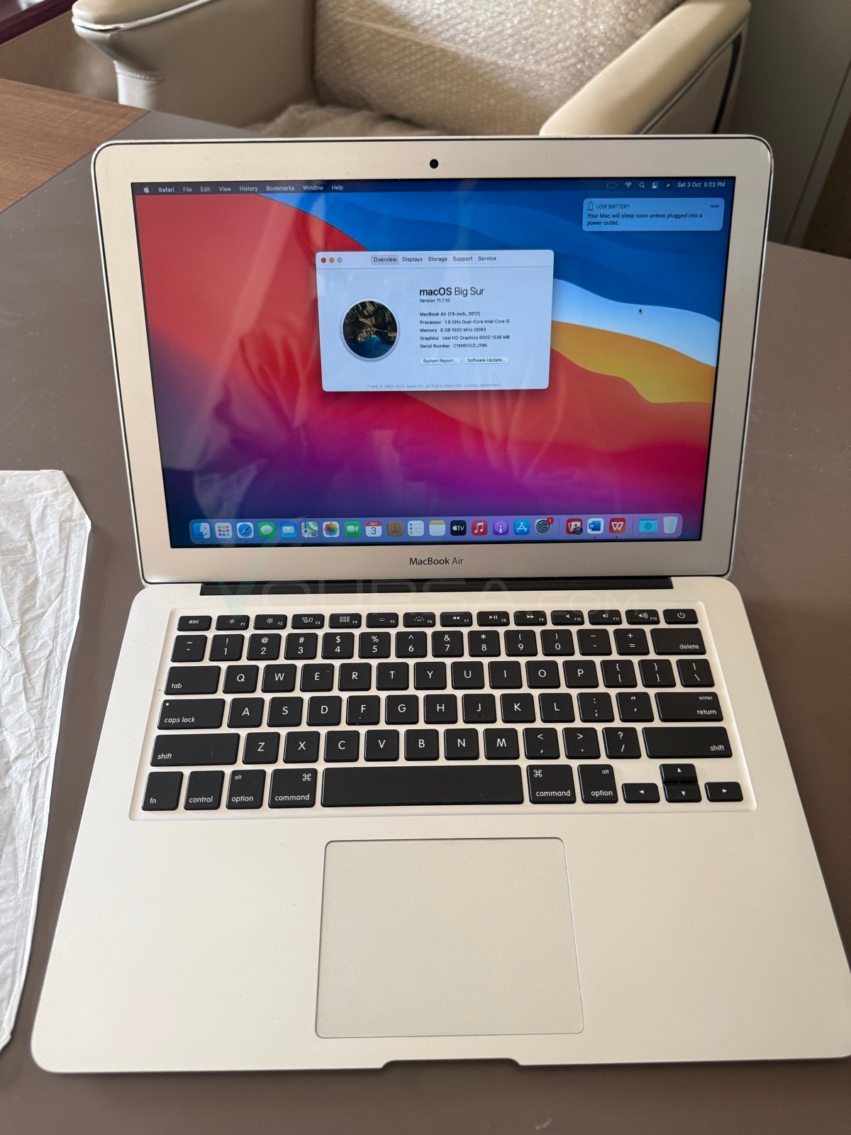 Macbook Air 2017 à Tevragh Zeina — photo 1