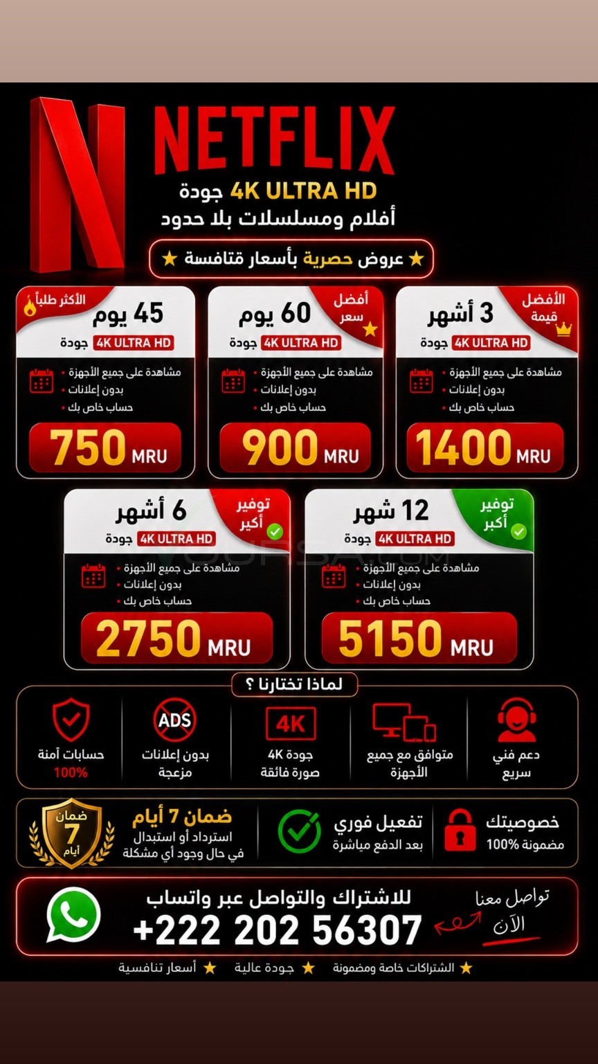 Netflix 4K Premuim à Tevragh Zeina — photo 1