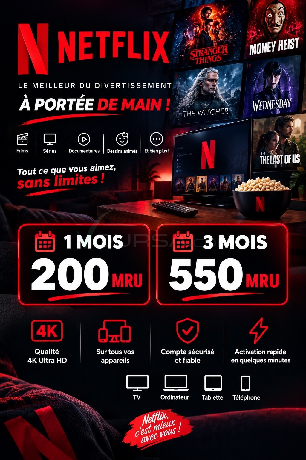 Netflix Premuim à Ksar — photo 1