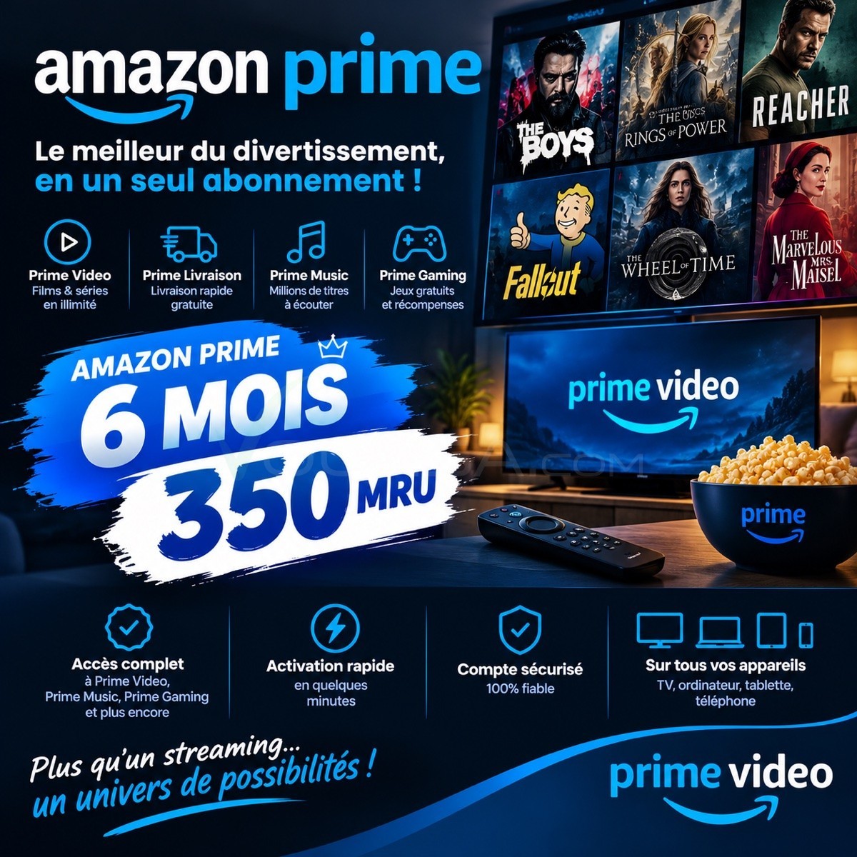 prime video 6 mois à Ksar — photo 1